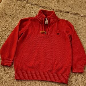 Carter's Red Half-Zip Sweater for Kids